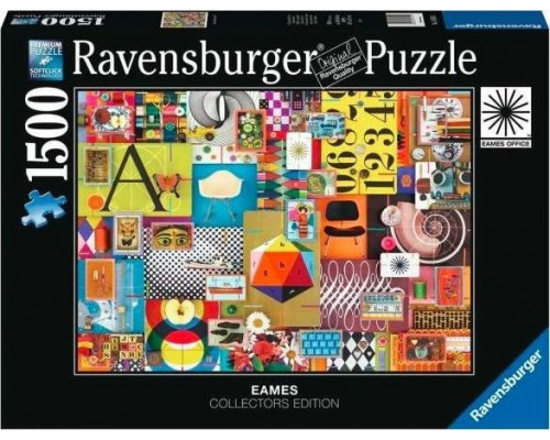 Ravensburger Puzzle 2D 1500 elementów Domek z kart