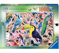 Ravensburger Puzzle 2D 1000 elementów Matt Sewells Wspaniałe ptaki