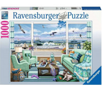 Ravensburger Puzzle 2D 1000 elementów Wyjście na plażę