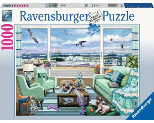 Ravensburger Puzzle 2D 1000 elementów Wyjście na plażę