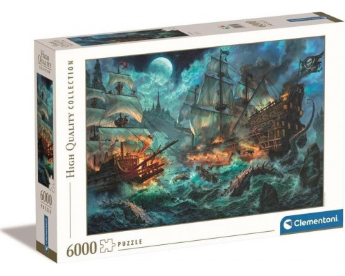 Clementoni Puzzle 6000 HQ Pirates Battle