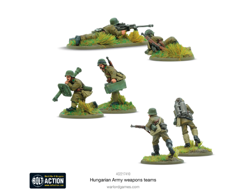 Bolt Action - Hungarian Army Weapons Teams - EN