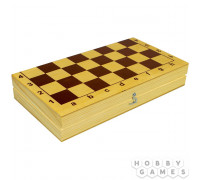 Шахматы пластмассовые в деревянной упаковке (290x150x47) (RU)