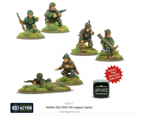 Bolt Action - Waffen-SS (1943-45) Weapons Teams - EN