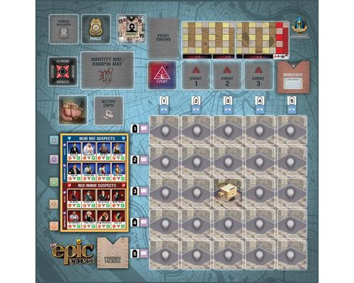 Tiny Epic Crimes Game Mat - Retail Packed - EN