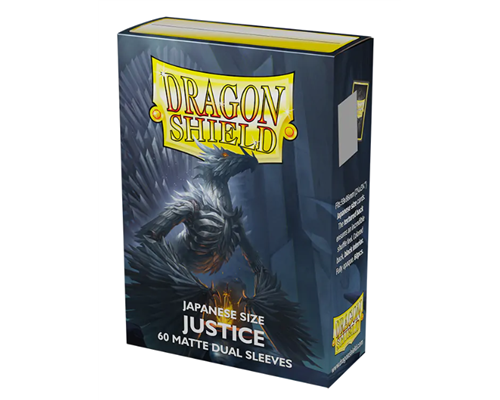 Dragon Shield Sleeves - Japanese size - Matte Dual - Justice (60 Sleeves)