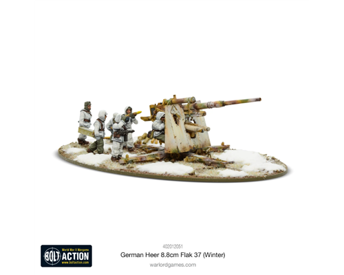 Bolt Action - German Heer 8.8cm Flak 37 (Winter) - EN