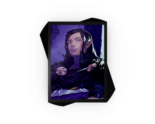 Critical Role Vox Machina Sleeves Vax'ildan (100 sleeves)