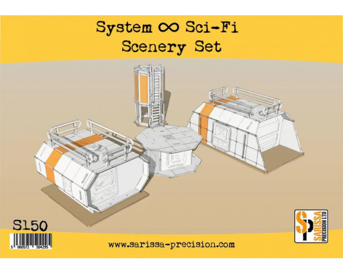 Sarissa Hobby & Terrain - Sci Fi Scenery Set