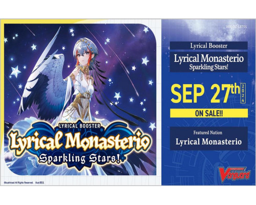 Cardfight!! Vanguard - Lyrical Monasterio Sparkling Stars!Lyrical Booster Display (16 Packs) - EN