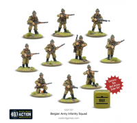 Bolt Action - Belgian Army Infantry Squad - EN