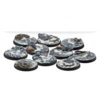 Warcrow 30mm Northern Tribes Scenery Bases, Alpha Series