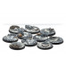 Warcrow 30mm Northern Tribes Scenery Bases, Alpha Series