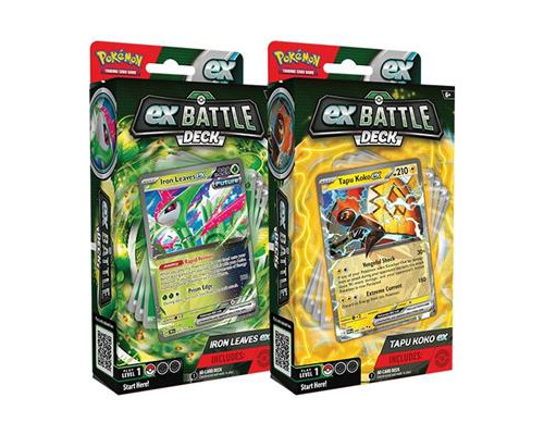 PKM - Tapu Koko / Iron Leaves ex Battle Decks Assorted Display (6 Units) - EN