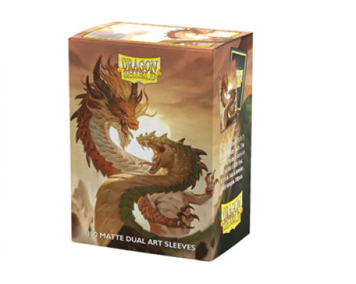 Dragon Shield Sleeves - Standard size - Matte Dual Art - Wood Snake 2025 (100 Sleeves)