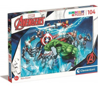 Clementoni CLE puzzle 104 SuperKolor Marvel Avengers 25744