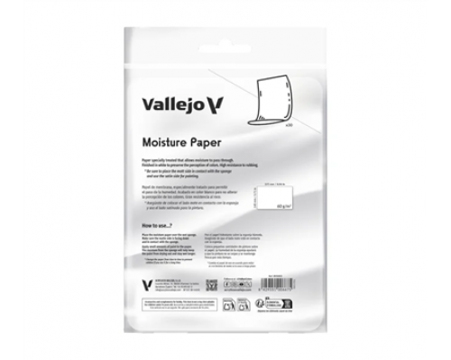 Vallejo - Wet Palette Accesories - 30 Sheets of moisture paper (225 x 145 mm) 60gr