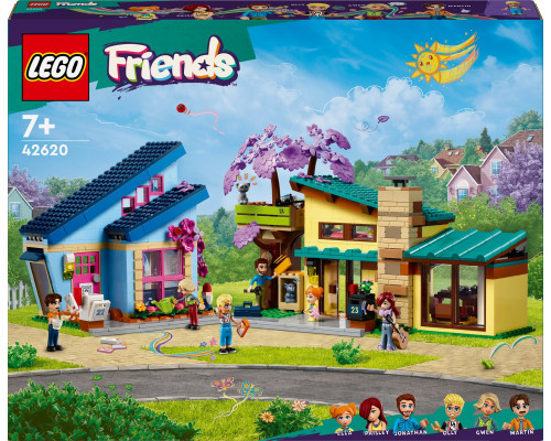 LEGO Friends Dom rodzinny Olly’ego i Paisley (42620)