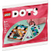 LEGO Dots Tacka w kształcie zwierzaka i zawieszka na torbę (30637)