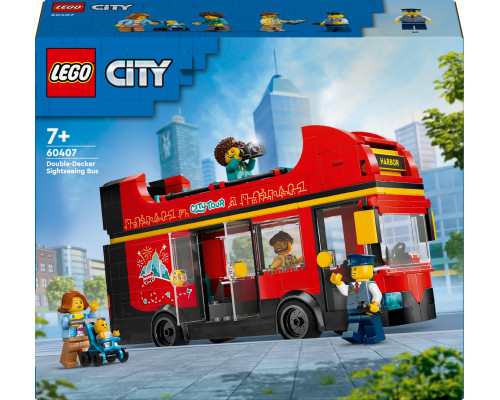 LEGO City Czerwony, piętrowy autokar (60407)