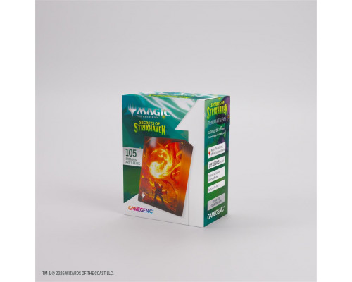 Magic: The Gathering | Secrets of Strixhaven Premium Art Sleeves - Mountain