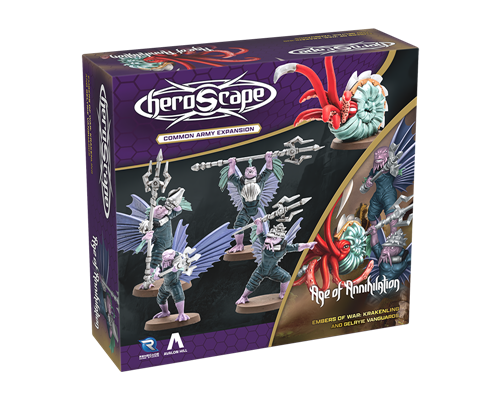 Heroscape Krakenling and Gelryie Vanguards Army Expansion  - EN
