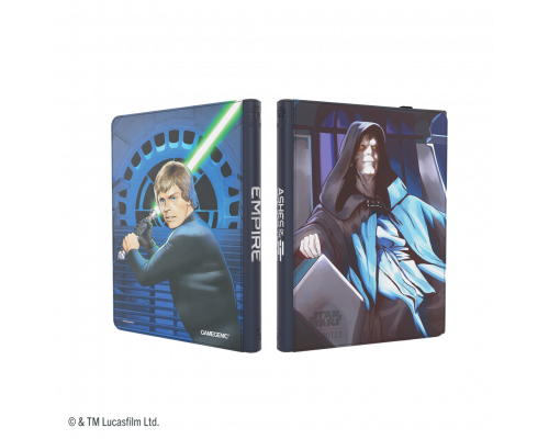 Star Wars: Unlimited Ashes of the Empire Zip-Up Album 18-Pocket - Luke Skywalker & Emperor Palpatine