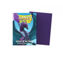 Dragon Shield Sleeves - Standard size - Matte Dual - Soul & Petrol (100 Sleeves)