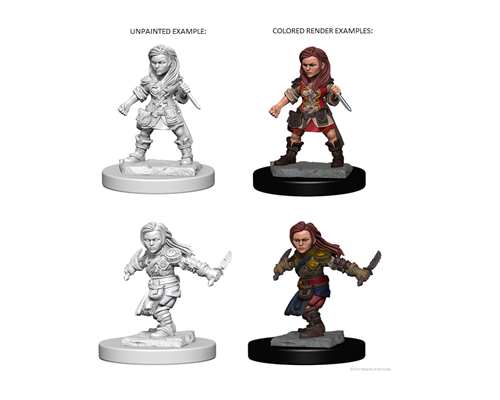 D&D Nolzur's Marvelous Unpainted Miniatures - Halfling Female Rogue