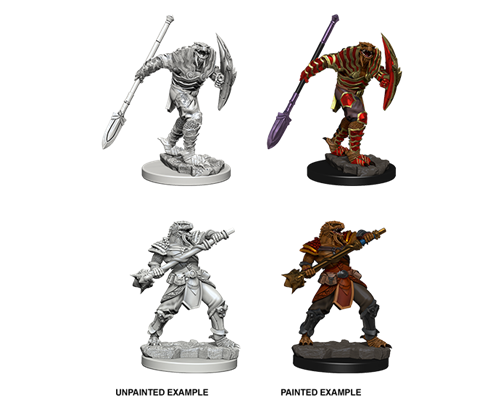 D&D Nolzur’s Marvelous Miniatures: Dragonborn Male Fighter with Spear