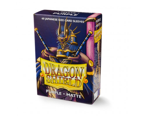 Dragon Shield Small Sleeves - Japanese Matte Purple (60 Sleeves)