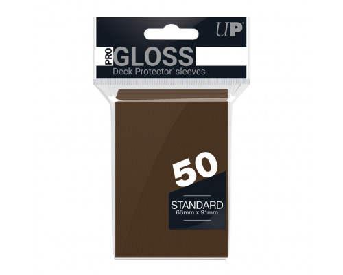 UP - Standard Sleeves - Brown (50 Sleeves)