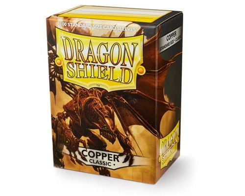 Dragon Shield Standard Sleeves - Copper 'Fiddlestix' (100 Sleeves)