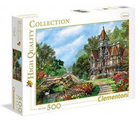 Clementoni Puzzle, 500 elementów. Old Waterway Cottage (35048 CLEMENTONI)