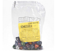 Chessex Speckled Bags of 50 Asst. Dice - Loose Speckled Polyhedral d10 Dice