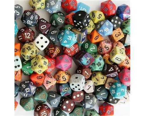 Chessex Dice Assortments Pound-o-Dice (80-100 Dice)