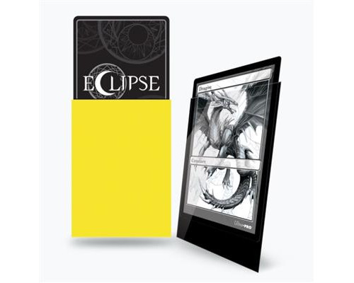 UP - Standard Sleeves - Gloss Eclipse - Lemon Yellow (100 Sleeves)