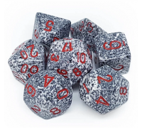 Chessex Speckled Polyhedral 7-Die Set - Granite