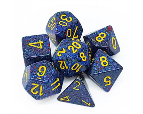 Chessex Speckled Polyhedral 7-Die Set - Twilight