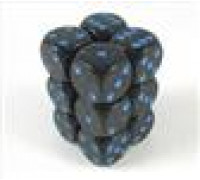 Chessex Speckled 16mm d6 with pips Dice Blocks (12 Dice) - Blue Stars