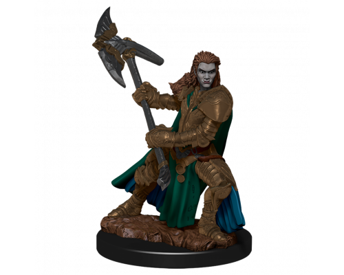 D&D Icons of the Realms: Premium Painted Figure - Half-Orc Fighter Female