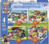 Ravensburger Puzzle 4w1 12/16/20/24 elementy - Psi Patrol
