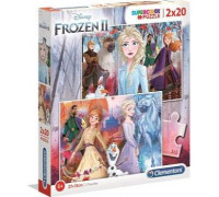 Clementoni Puzzle 2x20 Super kolor Frozen 2