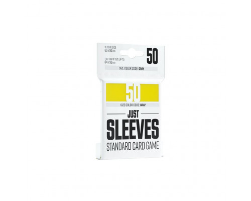 Just Sleeves - Standard Card Game Yellow (50 Sleeves)