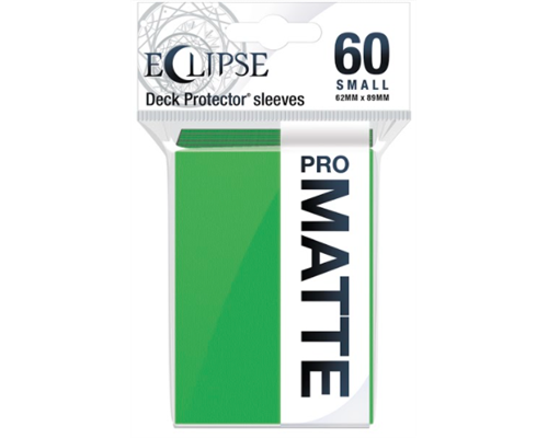 UP - Eclipse Matte Small Sleeves: Lime Green (60 Sleeves)