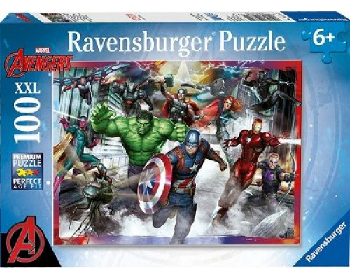 Ravensburger Puzzle 100 Avengers Zgromadzenie XXL