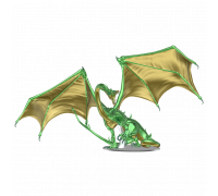 D&D Icons of the Realms: Adult Emerald Dragon Premium Figure