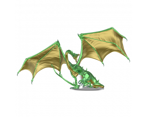 D&D Icons of the Realms: Adult Emerald Dragon Premium Figure