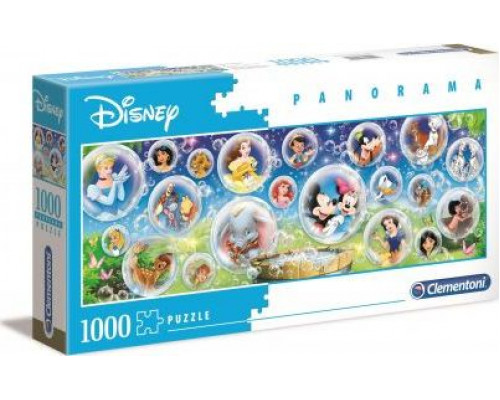 Clementoni Puzzle 1000 elementów panorama Disney Postacie z bajek (39515)