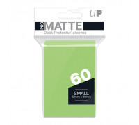 UP - Small sleeves - Pro-Matte - Lime Green (60 Sleeves)